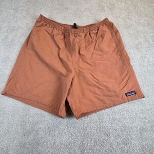 Patagonia Baggies 5" Inseam Shorts Mens XL Burnt Orange NetPlus Nylon Mesh Liner